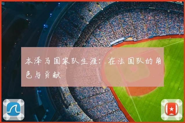 本泽马国家队生涯:在法国队的角色与贡献
